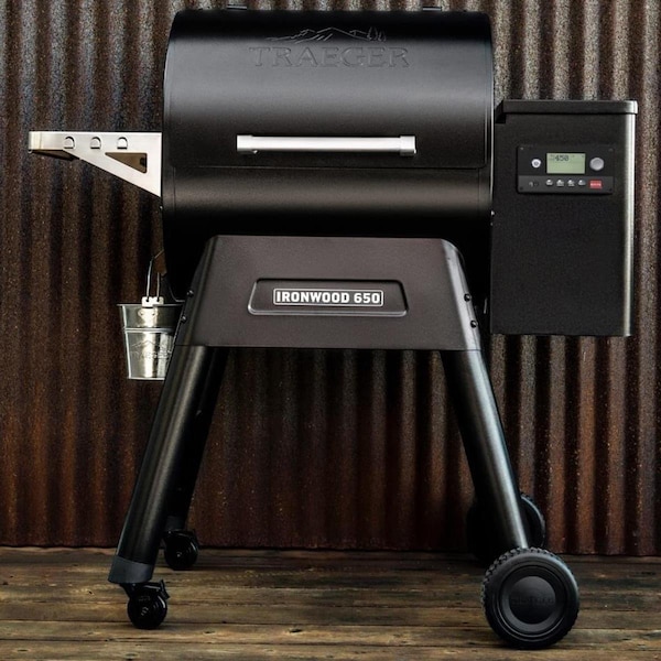 Traeger Pellet Grills Pellet Grills Ironwd 650 Pellet Grill 262354 Zoro